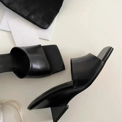 High Heels Women's Slippers Designer Heeled Sandals Woman Shoes Summer 2025 Elegant Pumps Flip Flops Slides Sandalias De Mujer Good Vibrations