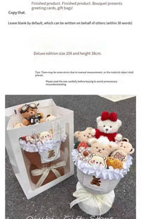 Birthday Gifts for Girlfriend - Cute Doll Bouquet Flowers, Lovely Surprise Present Idea for Her Special Day Good Vibrations