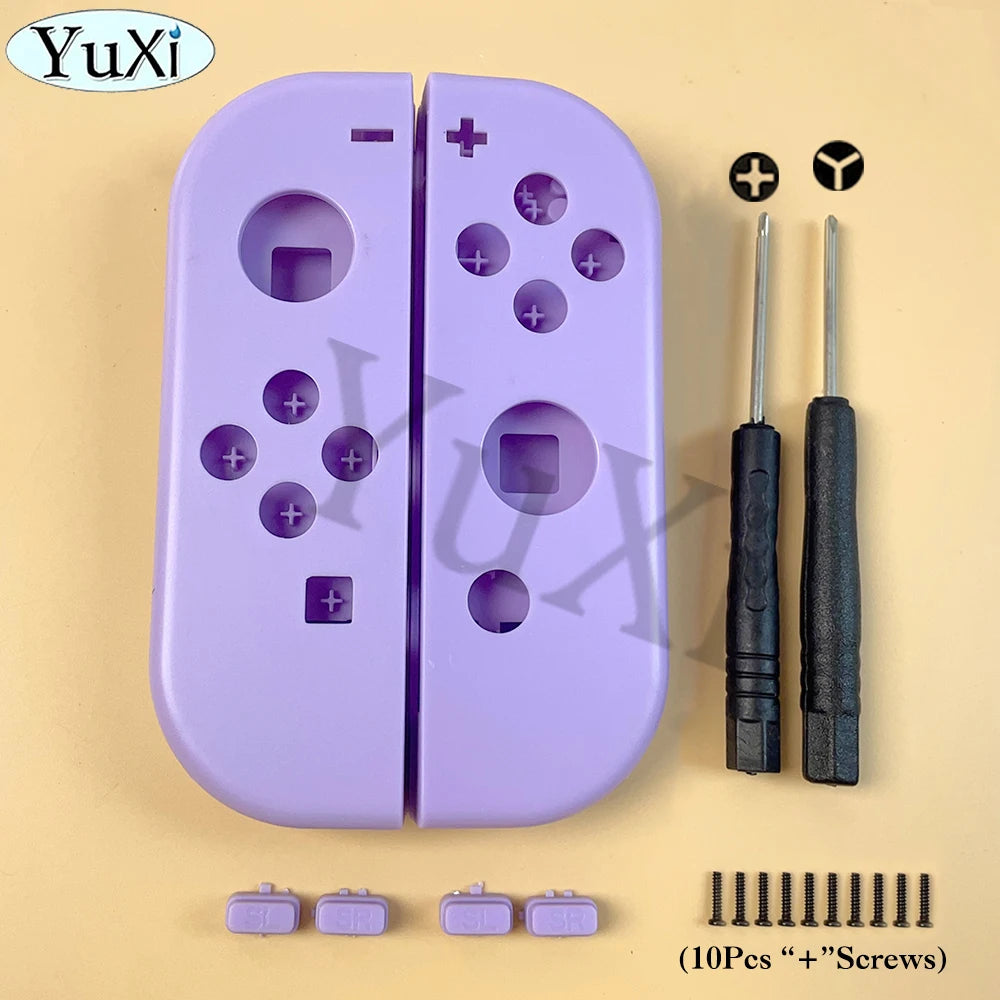1Set Front Back Middle Frame Shell Housing Case Plastic Cover LR SL SR Buttons For Nintend Switch NS NXJoy-Con Game Controller Good Vibrations