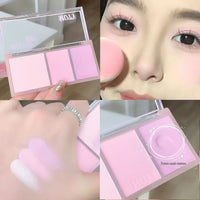 Pink Series 3 Colors Blush Makeup Palette Mashed Potato Texture Matte Cheek Tint Contour Shadow Blusher Cosmetics Rouge Powder Good Vibrations
