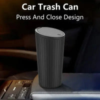 Universal Car Trash Bin Can Mini Auto Dust Organizer Car Interior Rubbish Bag Garbage Container Storage Box Bucket Auto Accessor Good Vibrations