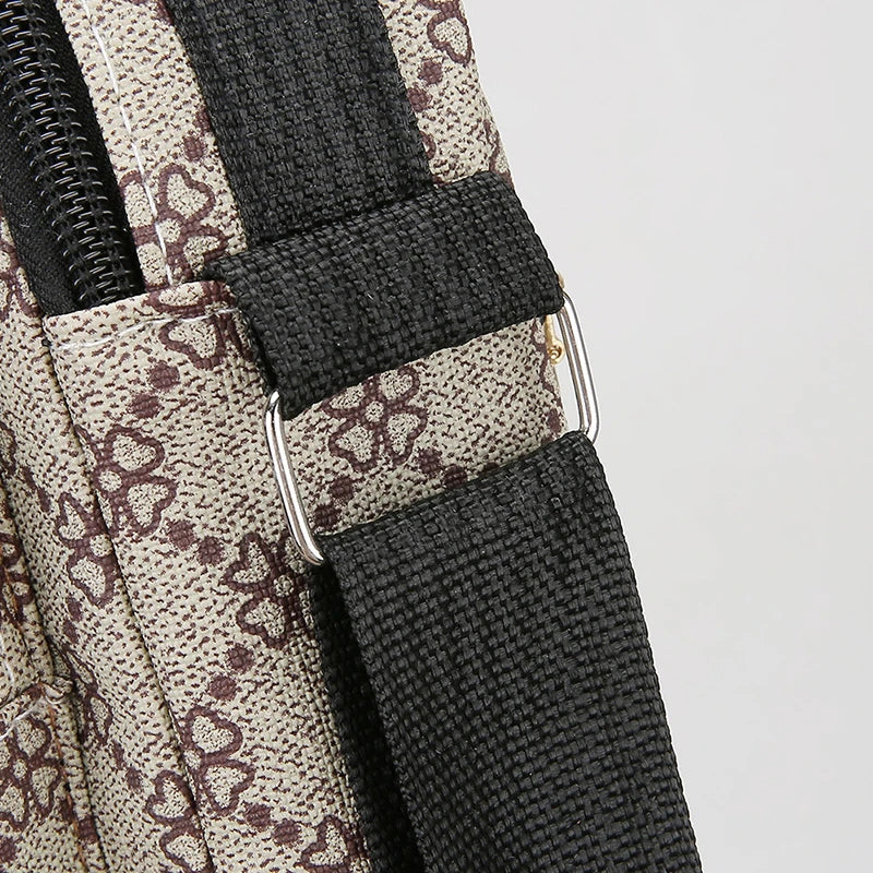 Crossbody Bag Men New Trendy Multi Layer Versatile Shoulder Handbag Casual Business Sling Messenger Bag for Daily Use and Travel Good Vibrations