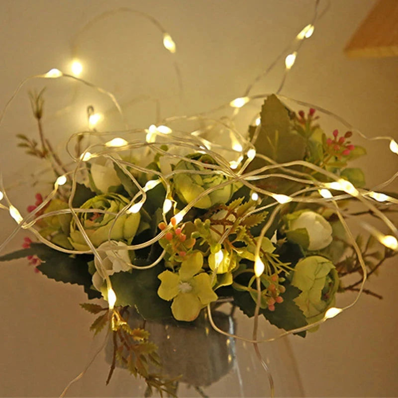 Christmas Tree Lights Outdoor Indoor, 100LED 10M WS2812B RGBIC Lights, String Lights IP65 Waterproof Bluetooth Fairy LED String Good Vibrations