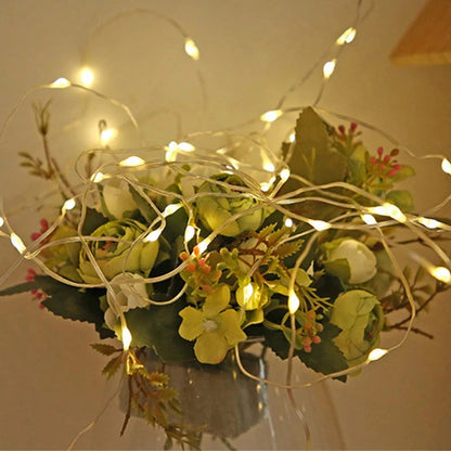 Christmas Tree Lights Outdoor Indoor, 100LED 10M WS2812B RGBIC Lights, String Lights IP65 Waterproof Bluetooth Fairy LED String Good Vibrations