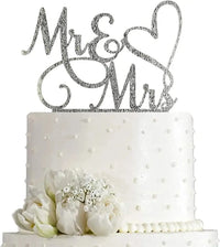 Mr and Mrs Cake Topper, Bride and Groom Sign Wedding/Engagement Cake Toppers Decoration Good Vibrations