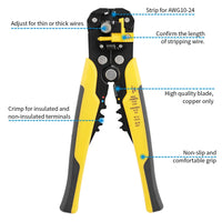 Wire Stripper Tools Multitool Pliers  Automatic 5 In1 Stripping Cutter Crimping Cable Wire Electrician Repair Tools Good Vibrations