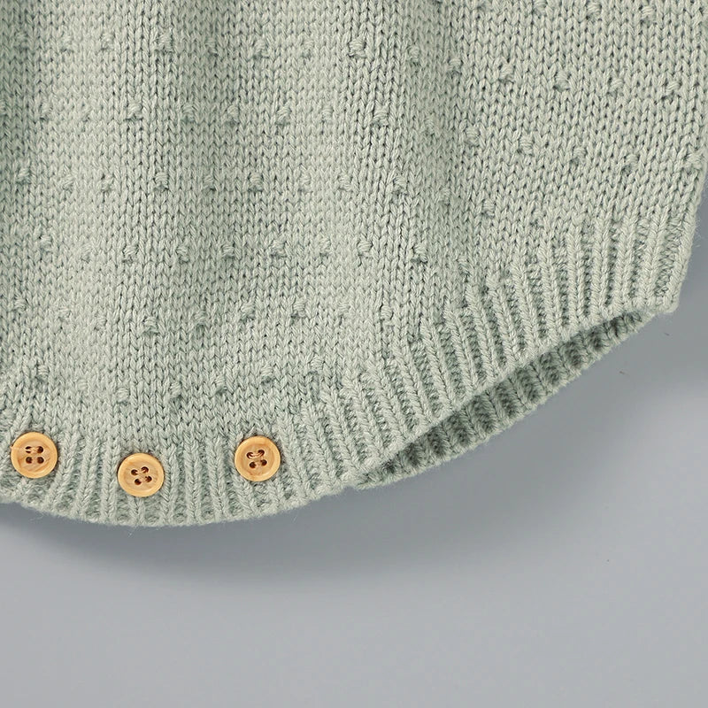 Baby Bodysuits Long Sleeve Spring Autumn Outwear Newborn Boy Girl Knitted Onesie Winter One Pieces Toddler Infant Unisex Clothes Good Vibrations