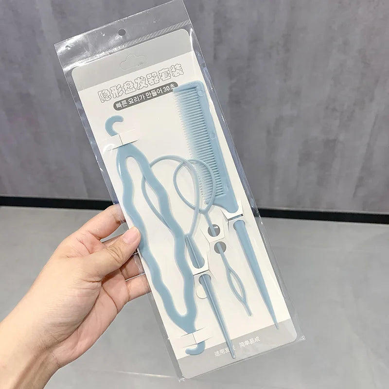 Children's hair styling tool, hair pulling device, hair pulling and threading device, essential for beginners in hair styling Good Vibrations