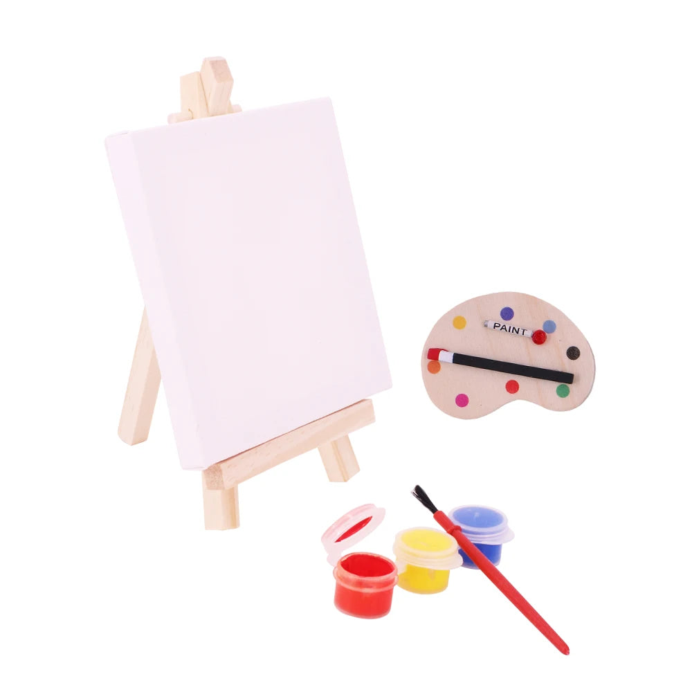 Doll Accessories Tent,Lounge Chair, Drawing Board, Wheelchair,Mini Dollhouse Accessories For 11.8inch 30cm Doll,Girl's Gifts Toy - Good Vibrations