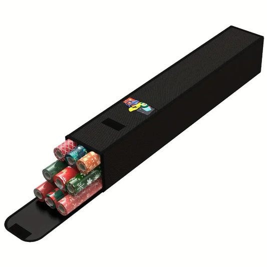 Gift Wrapping Papers Storage Bag Under-Bed Storage Organizer With Reinforced Handle Decorative Papers Portable Storage Wrap Bags Good Vibrations