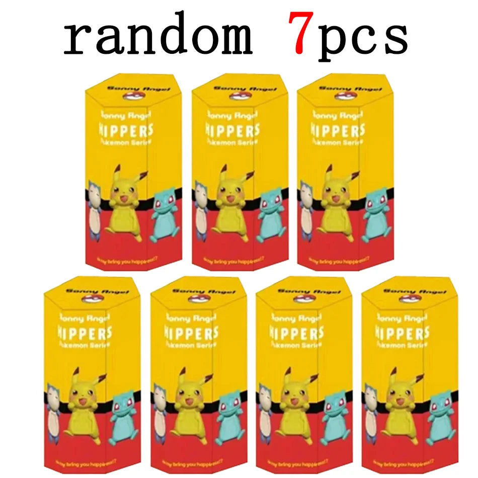 Pokemon Surprise Blind Box - Mysterious Anime Figures including Pikachu & Bulbasaur - Party Angel Theme Children's Toy Good Vibrations