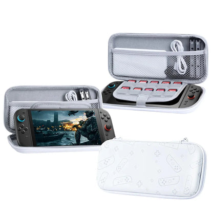 For NS For Switch 2 Game Console Storage Case Portable Carrying Bag Hard Shell NS 2 Console Travel Case with 10 Game Card Slots Good Vibrations