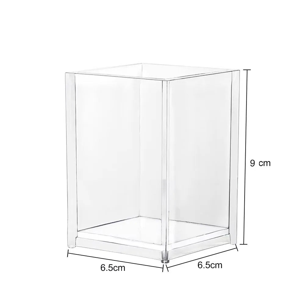Transparent lipstick Cosmetic Makeup Acrylic Makeup Brush Tool Storage Box Case Make-up Brush Holder Table Organizer Makeup Tool Good Vibrations