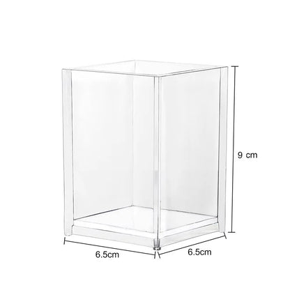 Transparent lipstick Cosmetic Makeup Acrylic Makeup Brush Tool Storage Box Case Make-up Brush Holder Table Organizer Makeup Tool Good Vibrations