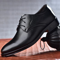 Men Formal Leather Shoes Black Pointed Toe Men Loafers Party Office Business Casual Shoes for Men Oxford Shoes Mens Dress Shoe Good Vibrations