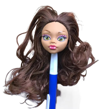 Monstering High Doll Toy Head No Hair Doll  Heads DIY Plants Hair Head Doll Bald Heads Original Rare Collection Head Toys Good Vibrations