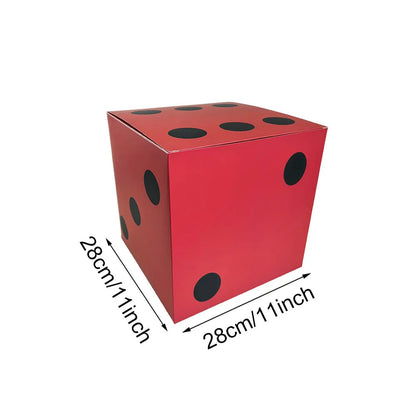 Casino Theme Party Decorations Las Vegas Hanging Poker Cube Dice Hanging Casino Party Ceiling for Casino Night Decor Supplies Good Vibrations