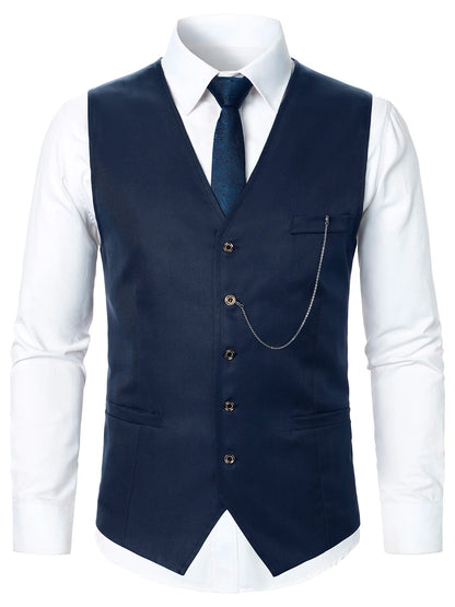 Men Suit Vest Coat Stripe Fabric Open Button Design Classic Design Causal  Business Fashion Slim Fit Men Suit Good Vibrations