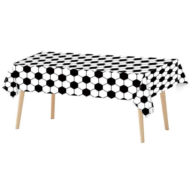 Football Party Disposable Tableware Boys Kids 1st Birthday Party Decorations Sports Soccer Theme Birthday Party Supplies Decor Good Vibrations