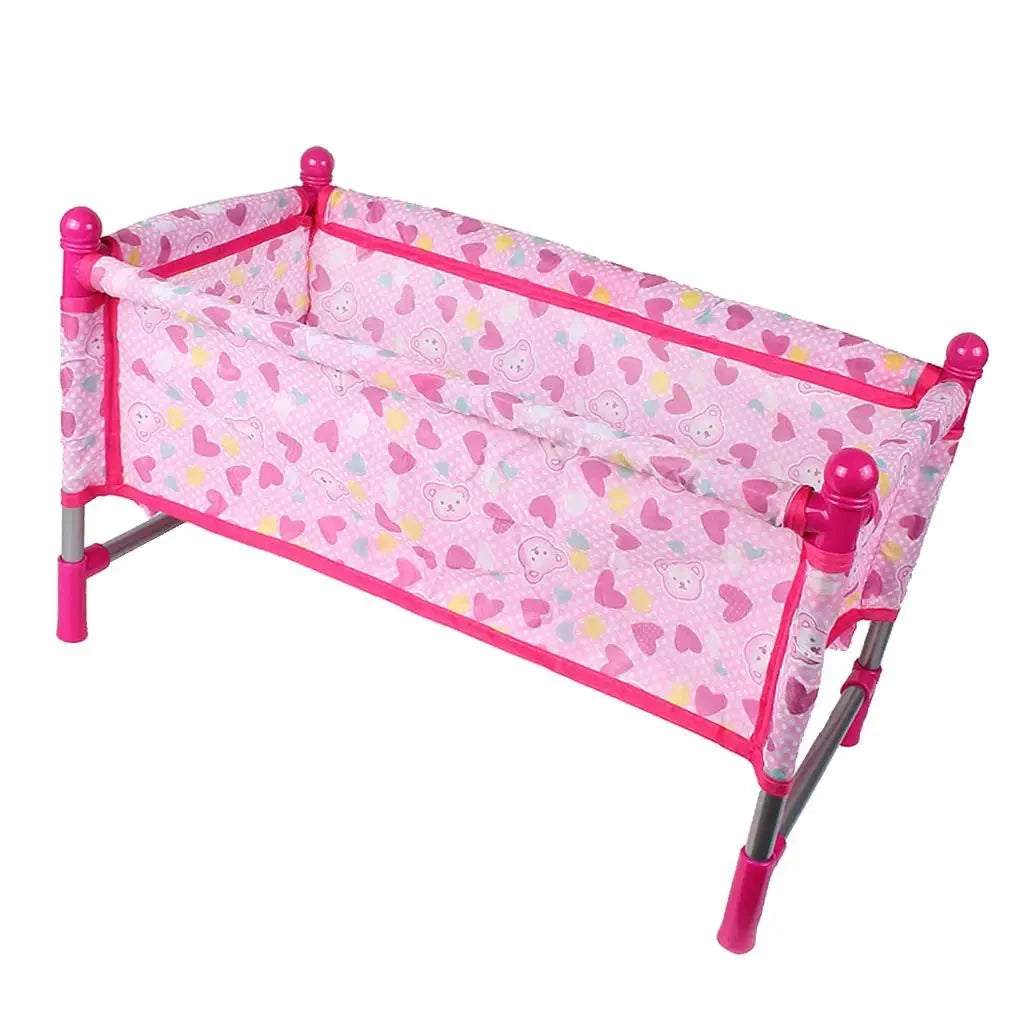 Bed - Dolls - Includes Mattress & Bedding, Kids indoor Playset Good Vibrations