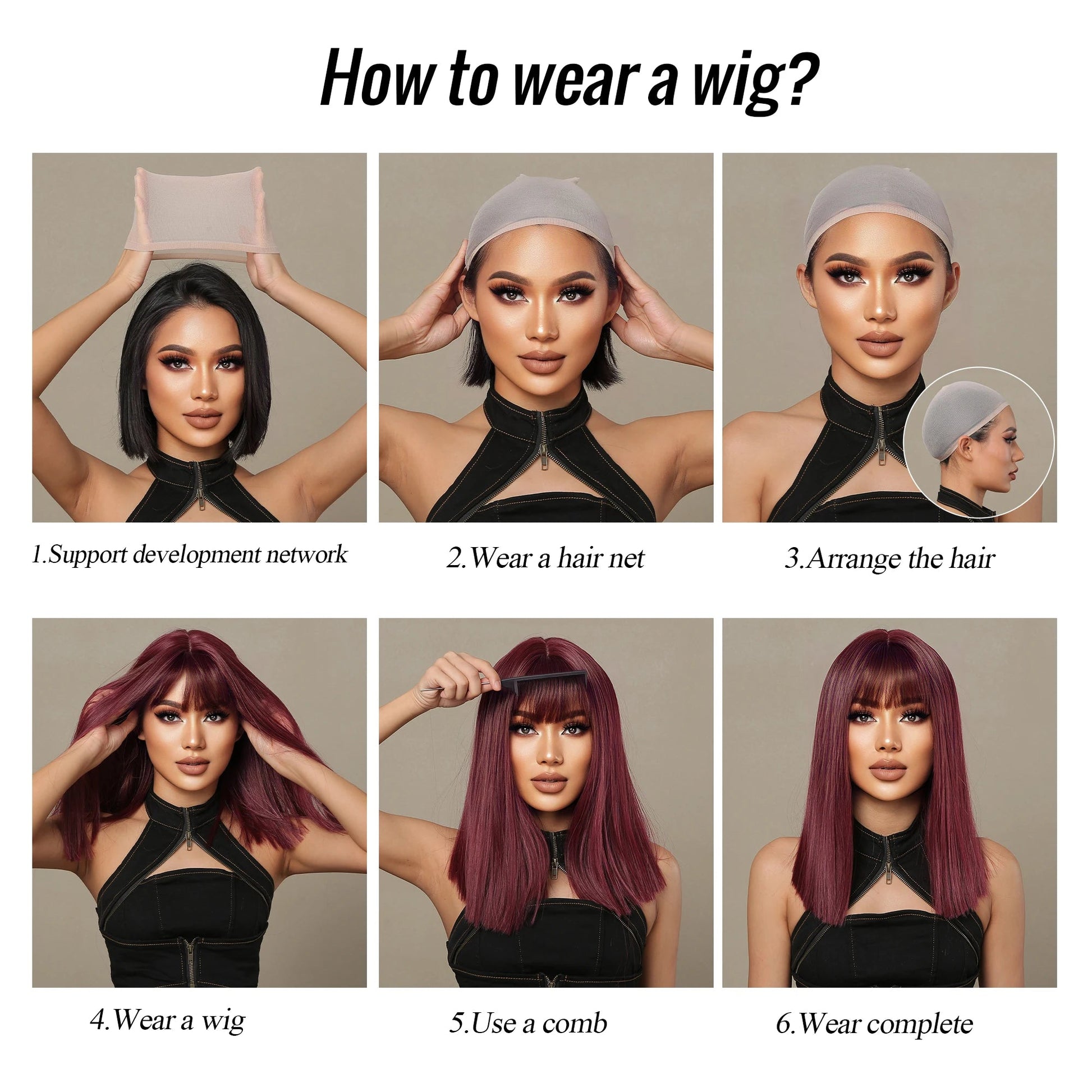 Ginger Orange Synthetic Wigs for Black Women Long Wavy Wigs with Bangs Cosplay Colored Hair Heat Resistant Body Wave Party Wig Good Vibrations