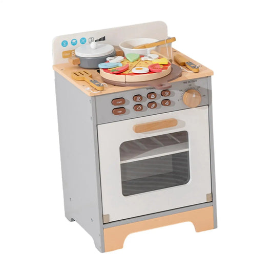 Kids Oven Plays Set Developmental Children Wooden Oven Playset Kids Good Vibrations