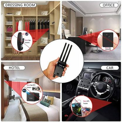 Wifi Hidden Camera RF uav Detector Audio Bug GPS Anti Spy Gadgets GSM 2G 3G 4G 5G All Signal Jammer gps Tracker Blocker Device Good Vibrations