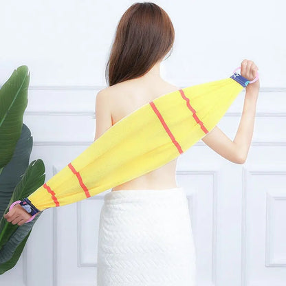 Bath Washers A Long Back Pulled Stripping and Scrubbing Bath Towel for Rubbing Wash and Rub Dirt Good Vibrations