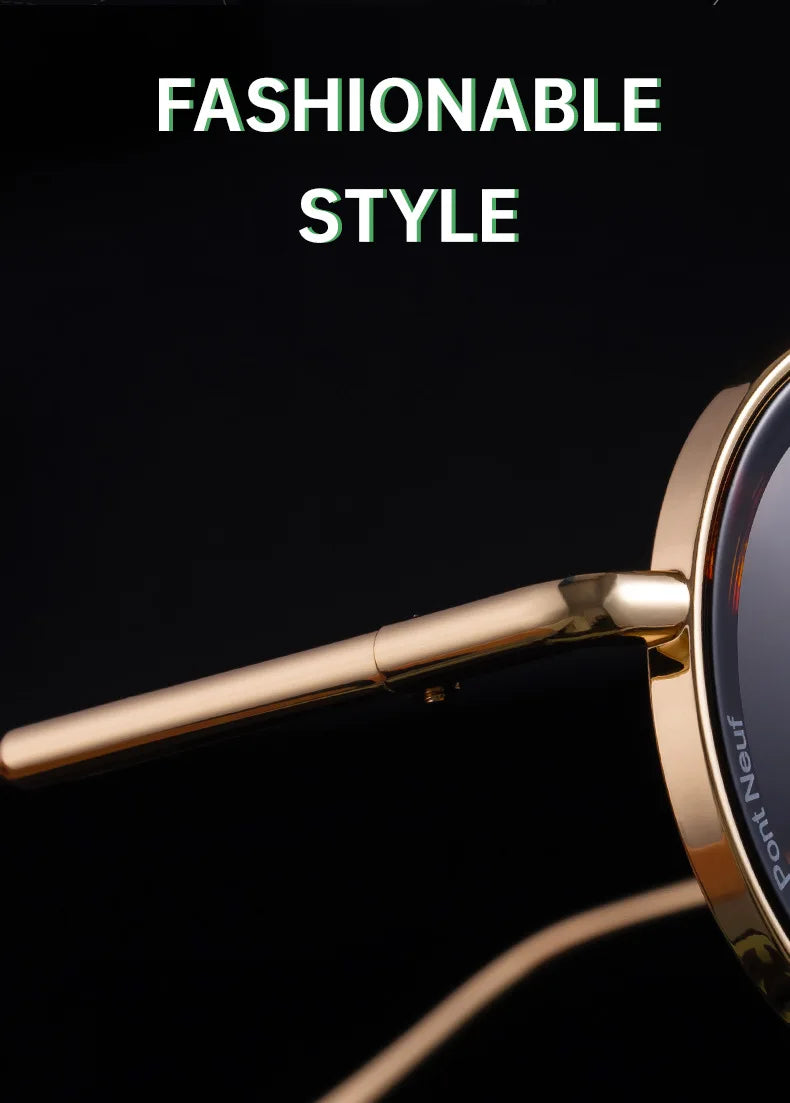 Round Steampunk Sunglass Men Vintage Punk Sunglasses Women Trendy Retro Fashion Glasses Gafas De Sol Hombre Lunette Soleil Femme Good Vibrations