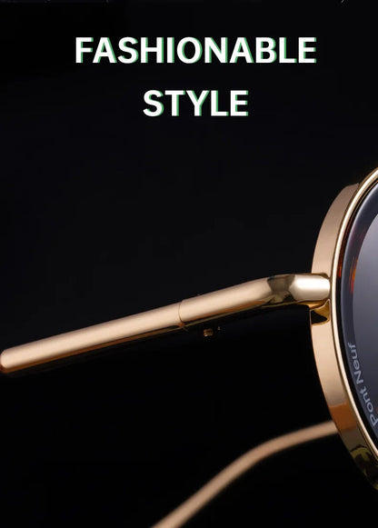 Round Steampunk Sunglass Men Vintage Punk Sunglasses Women Trendy Retro Fashion Glasses Gafas De Sol Hombre Lunette Soleil Femme Good Vibrations
