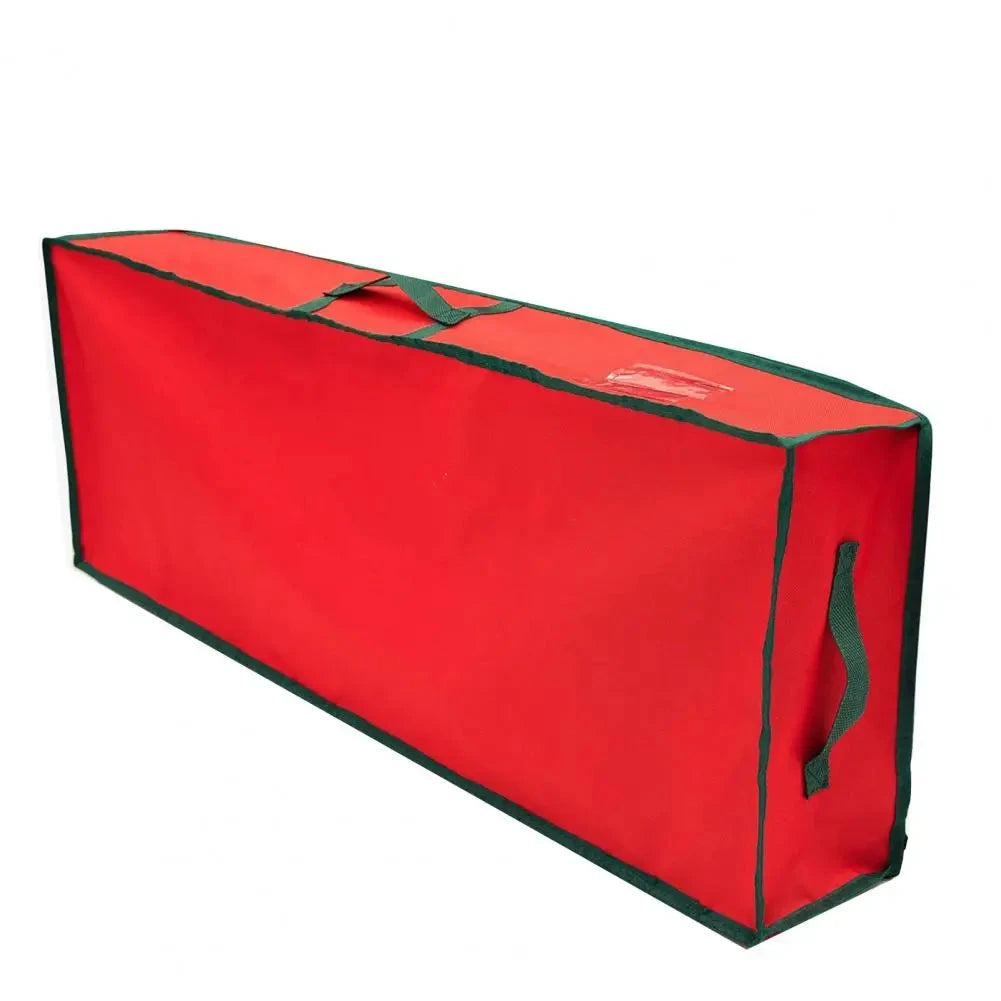 Christmas Tree Storage Bag Gift Wrapping Storage Box Durable Christmas Wrapping Paper Storage Bag Foldable Xmas Tree Organizer Good Vibrations