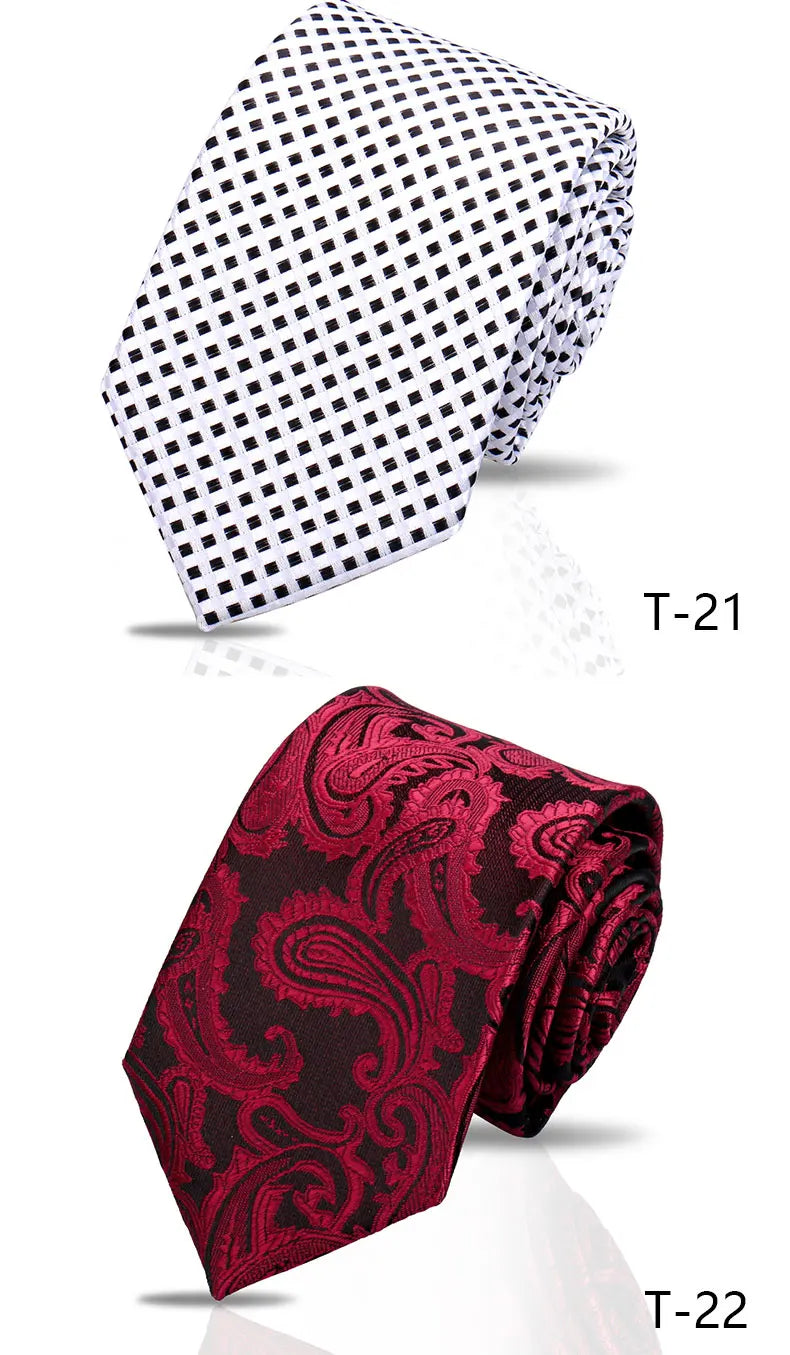 Elegant Ties For Men Fashion Item Necktie High Quality Classic Men Tie Suit Accessories Wedding Gifts Business Party Wholesale Good Vibrations