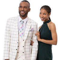 Fashion Wedding Groom Suits for Men Elegant Single Breasted Notch Lapel Slim Fit Male Clothing 3 Piece Jacket Pants Vest Sets Good Vibrations