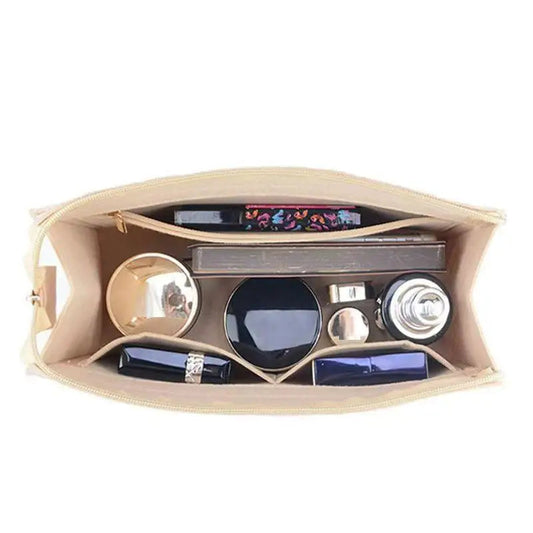Purse Organizer Insert, Multi-Pocket Felt Bag Organizer For Handbag Tote Bag Purse Organizer Good Vibrations