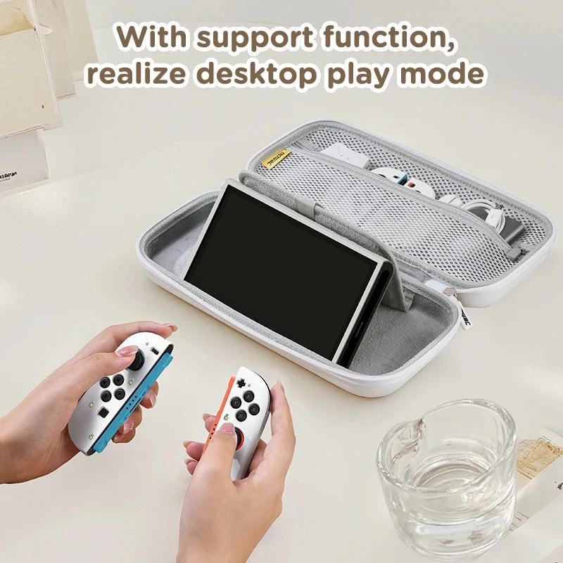 for Switch2 protective case and storage bag, scratch-resistant and drop-resistant, can store game consoles and accessories Good Vibrations