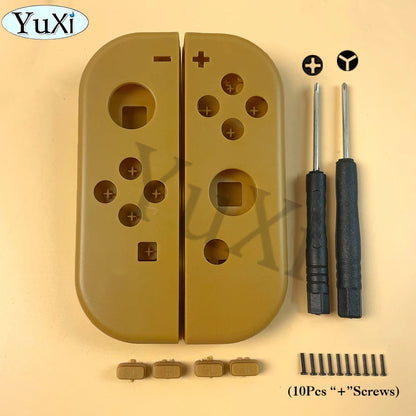 1Set Front Back Middle Frame Shell Housing Case Plastic Cover LR SL SR Buttons For Nintend Switch NS NXJoy-Con Game Controller Good Vibrations