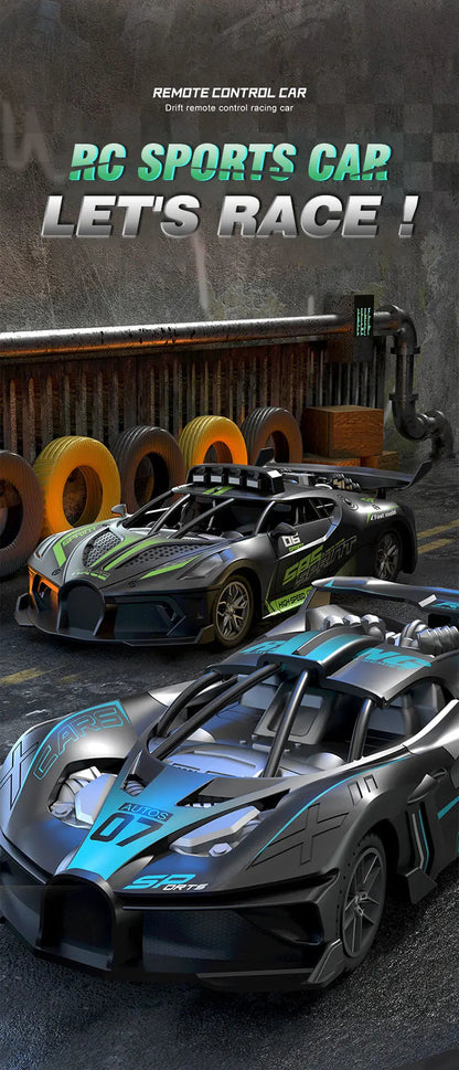 Rc Car 4Ch High-Speed Remote Control Drift Racing Car Electric Sportscar Toy Vehicle Model Toys for Boys Kids Birthday Gift Good Vibrations
