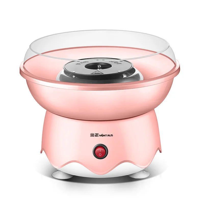 Cotton Candy Machine for Kids DIY Portable with Large Food Grade Splash-Proof Plate Efficient Heating Hard & Sugar Free Good Vibrations