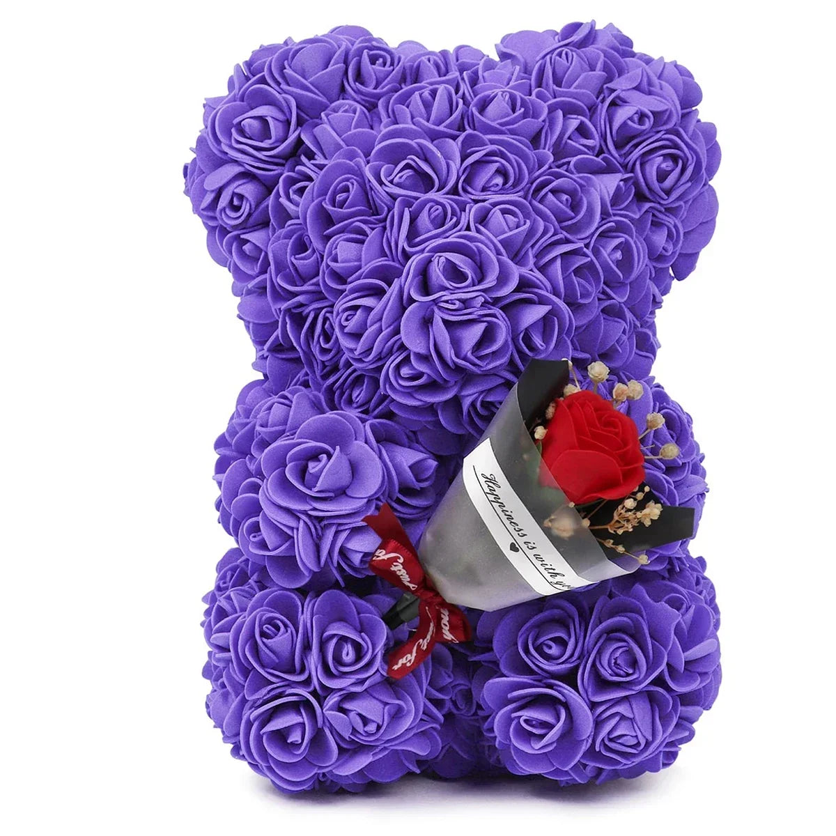 Rose Teddy Bear Artificial Flower Anniversary Valentines Day Birthday Gift Mothers Day Mom Gifts Girlfriend Birthday Gifts Women Good Vibrations
