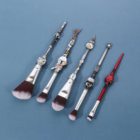 5pcs/set Star Wars Makeup Brush Bb8 Robot Yoda Baby Makeup Brush Spaceship Model Gift Professional Makeup Tool Set Good Vibrations