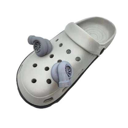 Funny turbo charms for Crocs Comedy Accessories Release Your Toes Friends Gift Good Vibrations