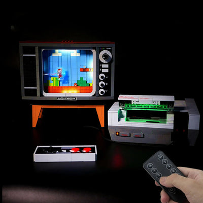 LED Light For 71374 NES Red And White Machine Lamp Building Blocks Bricks  (Not Include Block Model)