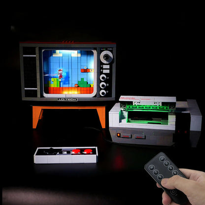 LED Light For 71374 NES Red And White Machine Lamp Building Blocks Bricks  (Not Include Block Model) Good Vibrations