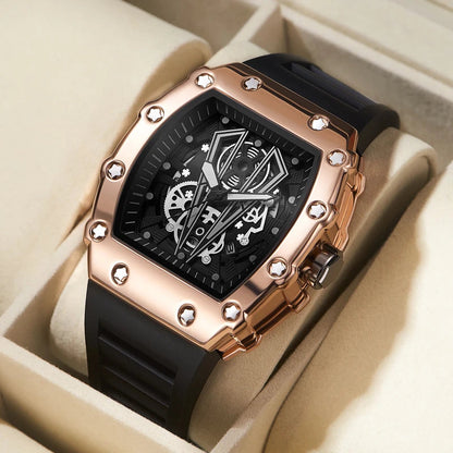 Foreign Trade Watch Large Dial For Men Quartz Waterproof Sport Square Luminous Watch For Men Good Vibrations