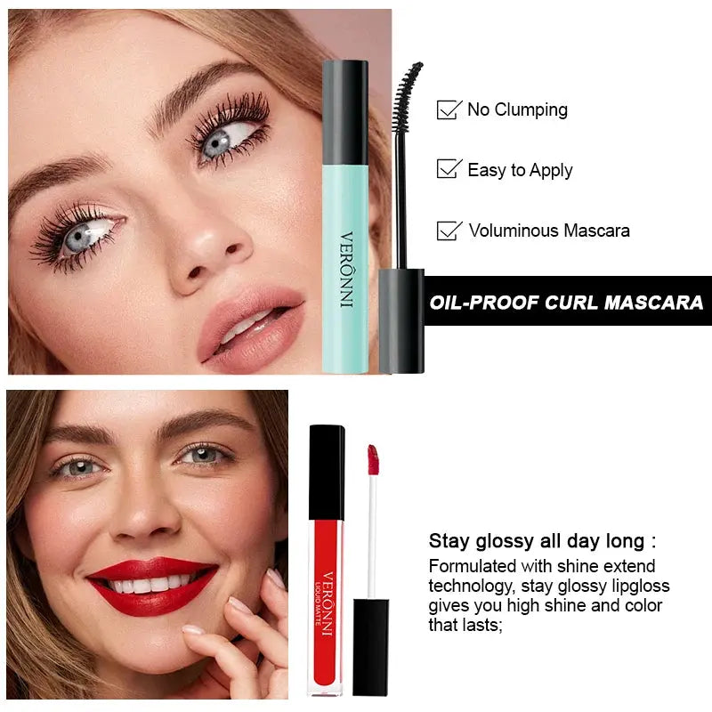 All-in-One Makeup Kit Gift with Eyeshadow Palette Lipstick Blush Eyeliner Cosmetics Gift Box For Birthday Christmas make up Sets Good Vibrations