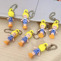 Bandai Polly Pocket Official Articulated Miniature Keychain Authentic Collectible Japanese Model Kit Gift for  Kids Adults Fans Good Vibrations