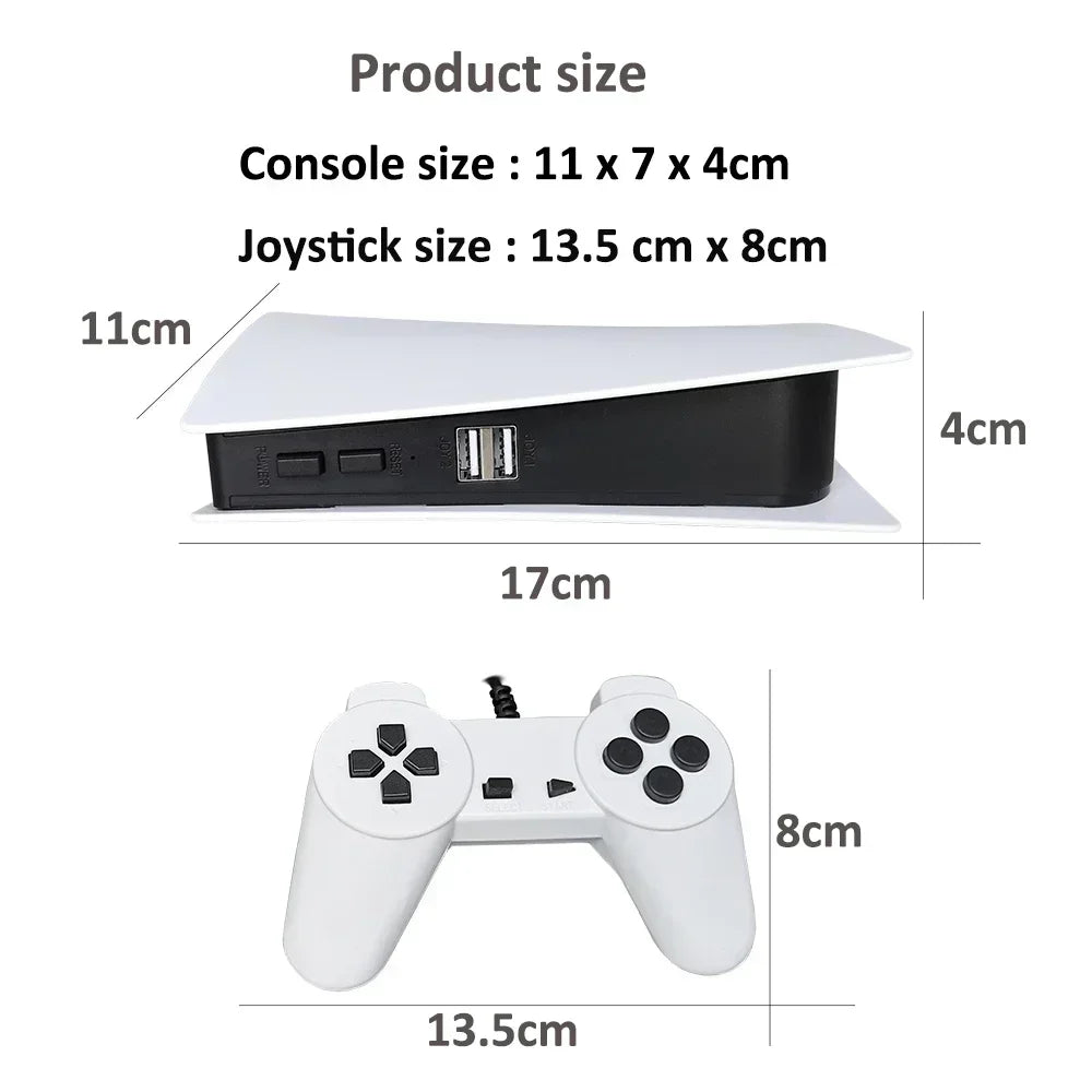 GS5 Video Game Console 300Games Mini TV Wired Handheld Controller Video Retro Game High-definition Output Two Player Good Vibrations