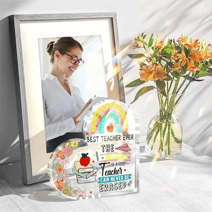 Thank you gift for teachers, birthday gift, New Year's party gift, teacher's office, classroom decoration plaque Good Vibrations