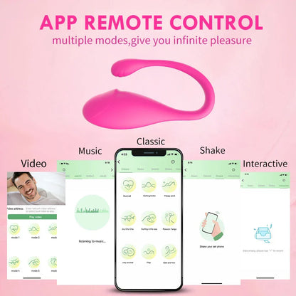GSpot Dildo Vibrator Wireless Bluetooth APP Control for Women