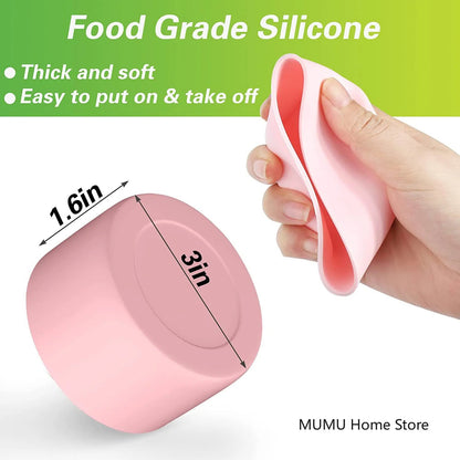 Silicone Insulated Cup Protective Sleeve For 40oz 30oz 20oz Water Bottle Silicone Boot Bottom Sleeve Cover Non-Slip Cup Sleeve Good Vibrations Adult Super Store